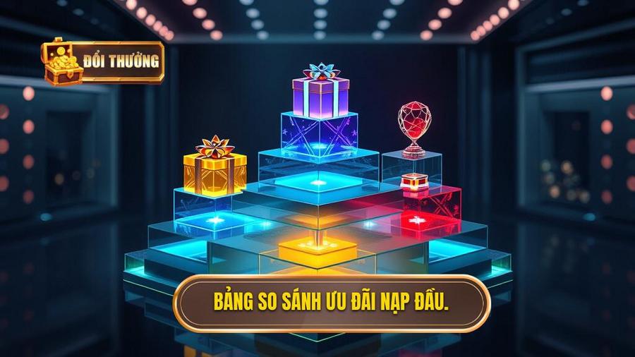 2. Bảng so sánh ưu đãi nạp đầu.