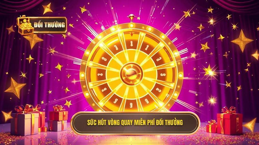 2. Sức hút vòng quay miễn phí đổi thưởng